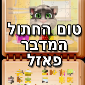 talking-tom-cat-puzzle - טום החתול המדבר פאזל